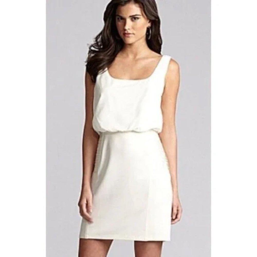 Gianni Bini cream cocktail dress with side silk details Size 12